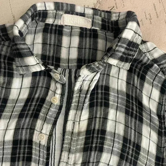 CP Shades Plaid Cotton Tunic Size Small - Picture 2 of 13